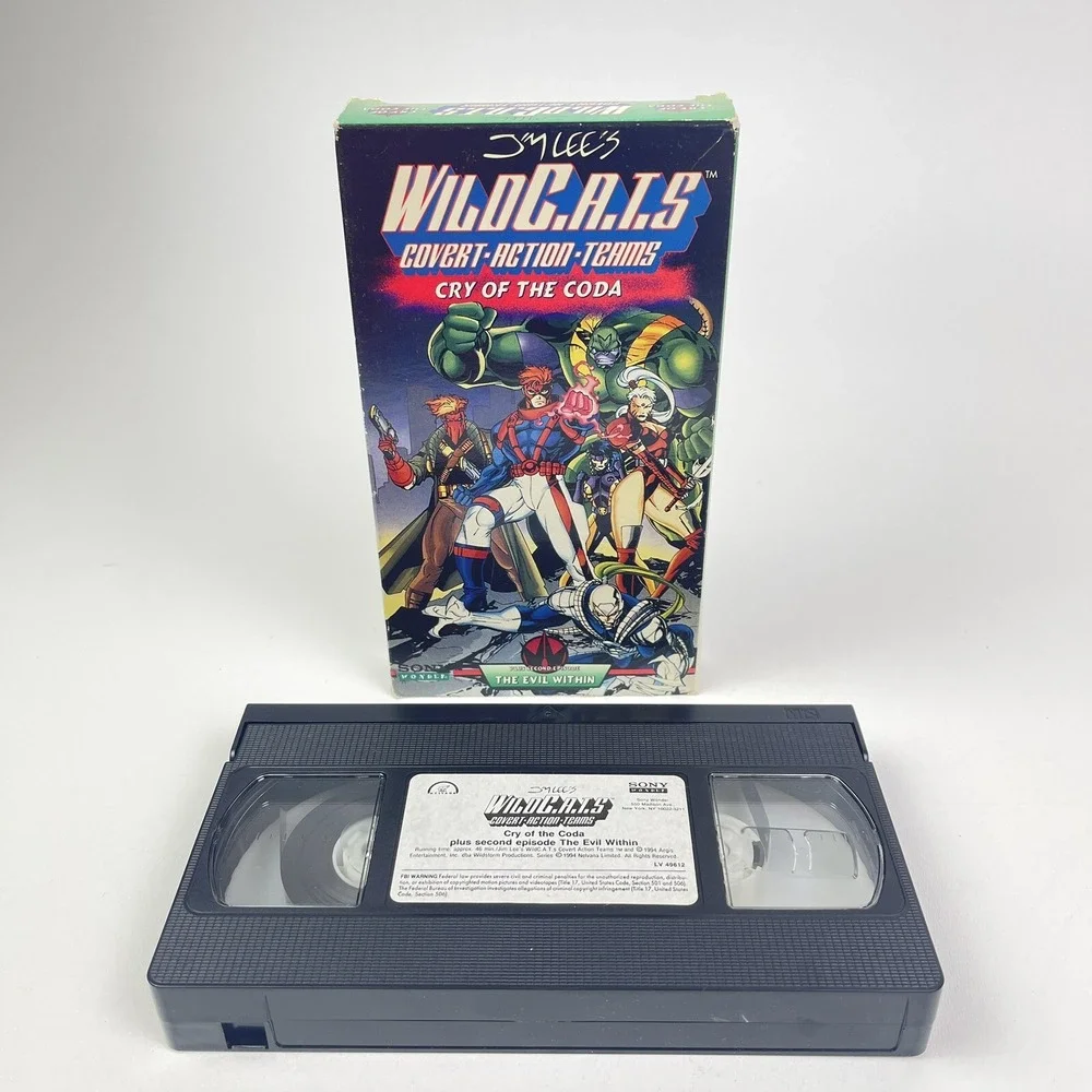 Jim Lee WILDCATS Cry of the Coda Vintage VHS Wildcats